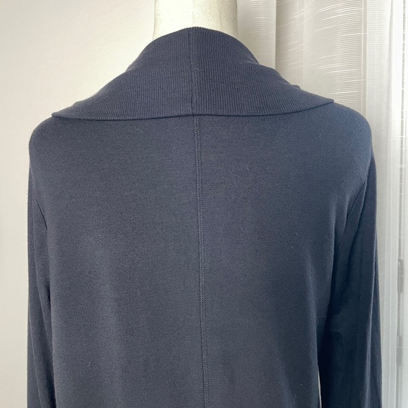 Athleta Pranayama Restore Wrap Cardigan Nirvana Modal in Black Size Small - Picture 8 of 11